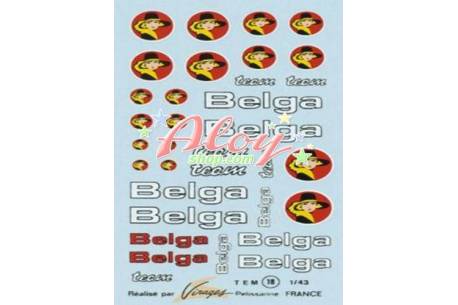 Decal Belga 1/43