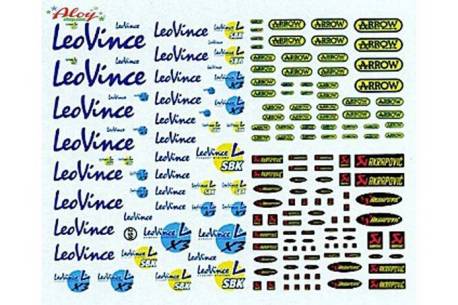 Decal LeoVince, Akrapovic, Arrow 1/32