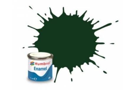 Boat paint Dark Green Satin 14ml (195)