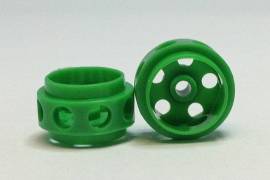 Llantas Delrin 14.5 x 9.0 mm - Verde