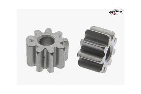 Pinion 9 teeth M50 steel for 2mm shaft