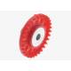 Crown 30 teeth nylon In-Line for 3/32 axle Red