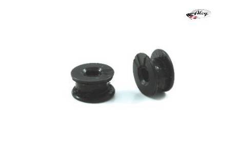 Excentric nylon bushing