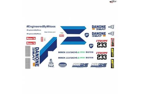 Danone decals