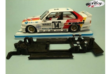 In Line chassis Black 3DP Polo WRC Scalextric