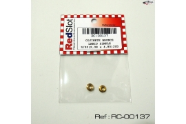 Cojinete bronce labio doble 3/32" (2,38 mm.)