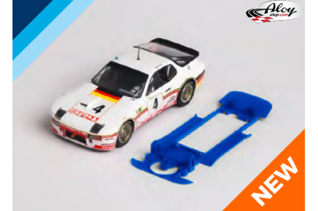 Chasis 3DP SLS Porsche 924 Falcon Slot. IL Slot.it 