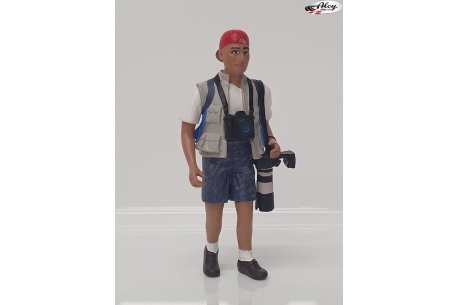 Painted photographer figure 1/32