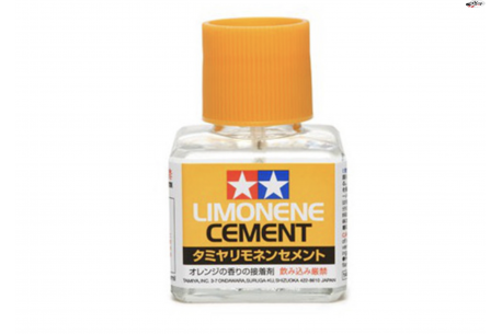 Tamiya Limonene  Liquid Brush Glue. 