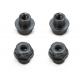 H-Clamping Cap, 5mm Black Aluminum