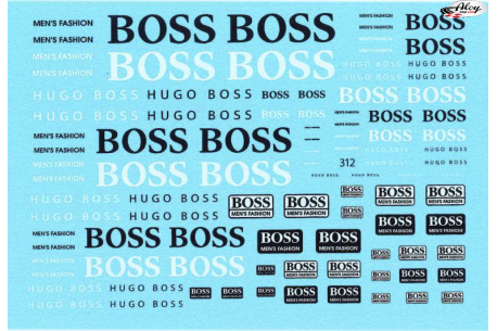 Decals BOSS 1/24, 1/32, /43