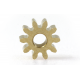 Brass sprocket with 10z 6 mm diameter