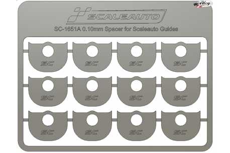 Spacers for SC guide 0.10mm. 1:32