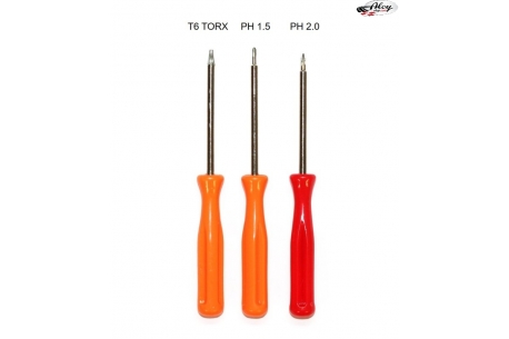 Juego de 3 destornilladores ( Philips, Torx)